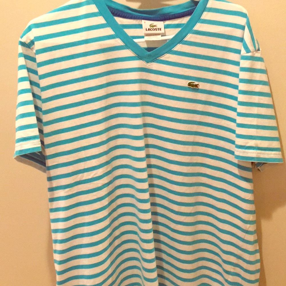 Striped Lacoste Tee